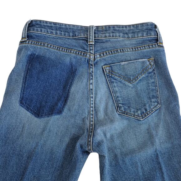 DEREK LAM 10 CROSBY GIA High Rise Crop Flare Jeans | Italian Denim | Sz 25" NEW - Picture 11 of 15